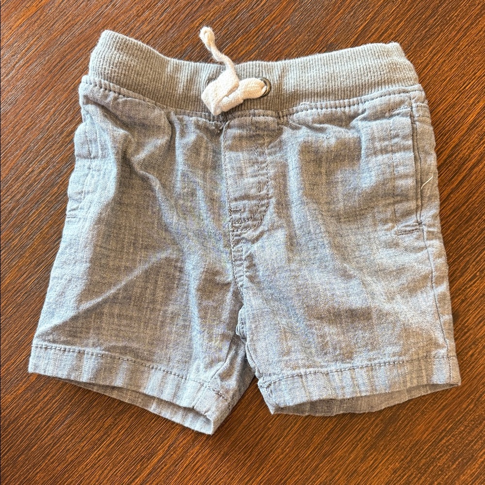 Cat & Jack Heather chambray Baby Shorts